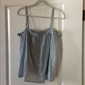 Madewell striped tank top